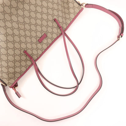 Gucci Supreme Canvas Monogram Tote Bag Paars (G4)