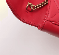 Gucci Marmont Matelasse Super Mini Rood (U2)