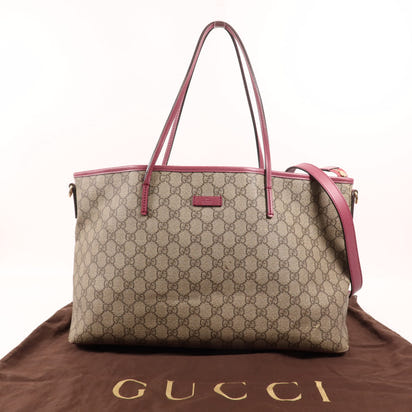Gucci Supreme Canvas Monogram Tote Bag Paars (G4)