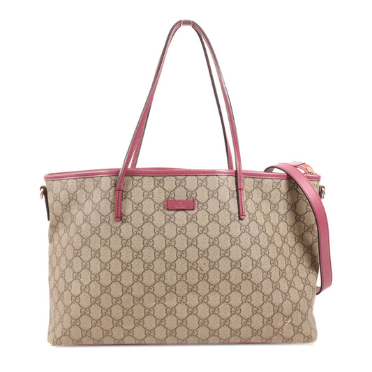 Gucci Supreme Canvas Monogram Tote Bag Paars (G4)
