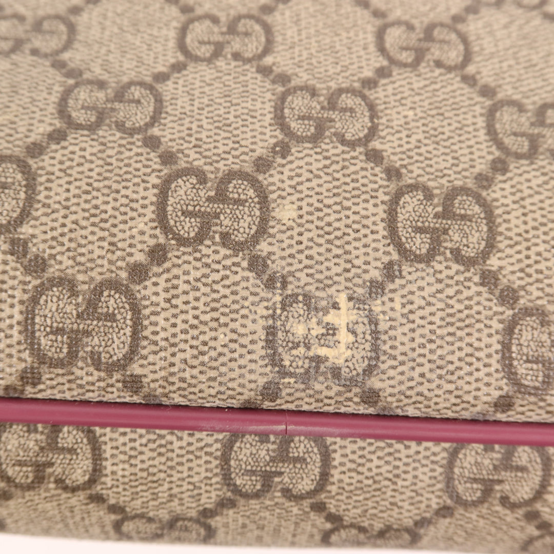 Gucci Supreme Canvas Monogram Tote Bag Paars (G4)