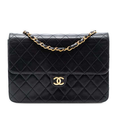 CHANEL Matelasse Single Flapbag Medium Push-Lock (U2)