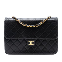 CHANEL Matelasse Single Flapbag Medium Push-Lock (U2)