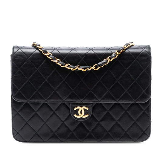 CHANEL Matelasse Single Flapbag Medium Push-Lock (U2)