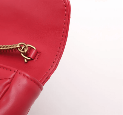 Gucci Marmont Matelasse Super Mini Rood (U2)